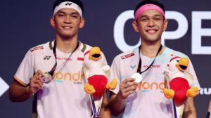 Fajar Alfian dan Muhammad Shohibul Fikri juara Denmark Open 2026.